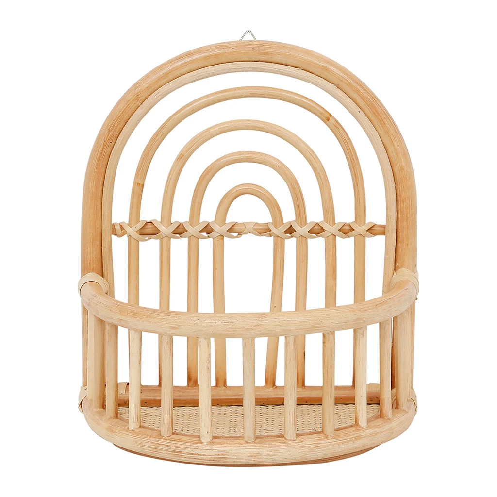 Jardin D'Ulysse Panier Mural Monarque En Rotin Naturel - Sweat Dream 3 Jardin D'Ulysse Panier Mural Monarque En Rotin Naturel - Sweat Dream