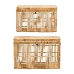 Jardin D'Ulysse Coffres X2 En Rotin - Mon Hirondelle