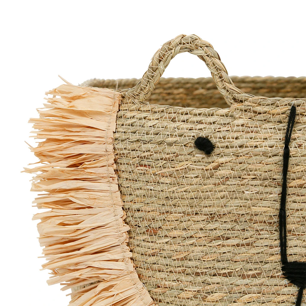 Jardin D'Ulysse Corbeilles X2 Reverie En Jonc De Mer Et Raphia - Sweat Dream 4 Jardin D'Ulysse Corbeilles X2 Reverie En Jonc De Mer Et Raphia - Sweat Dream – Image 2