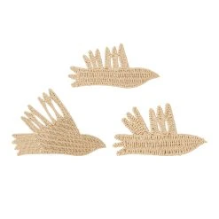 Jardin D'Ulysse Déco Murale Oiseau En Corde Naturel - Magic Blue