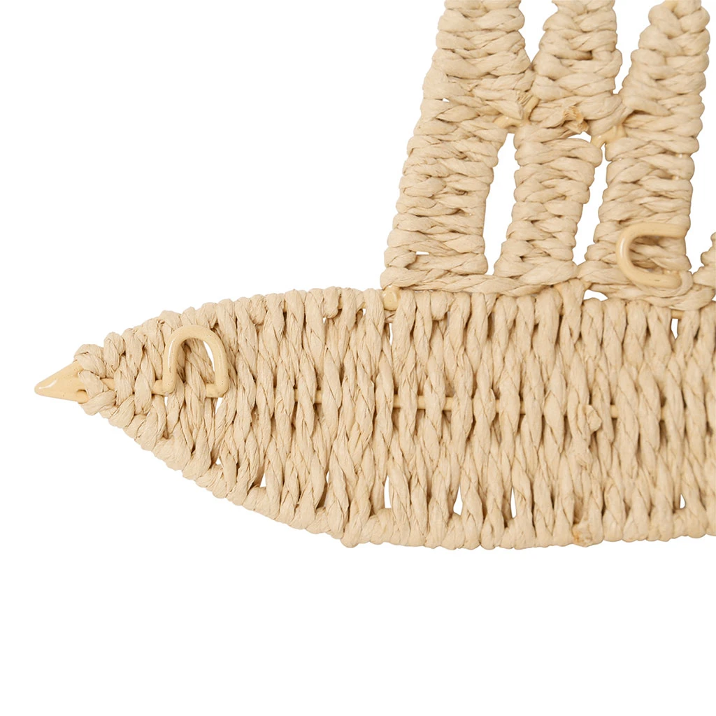 Jardin D'Ulysse Déco Murale Oiseau En Corde Naturel - Magic Blue 4 Jardin D'Ulysse Déco Murale Oiseau En Corde Naturel - Magic Blue – Image 2