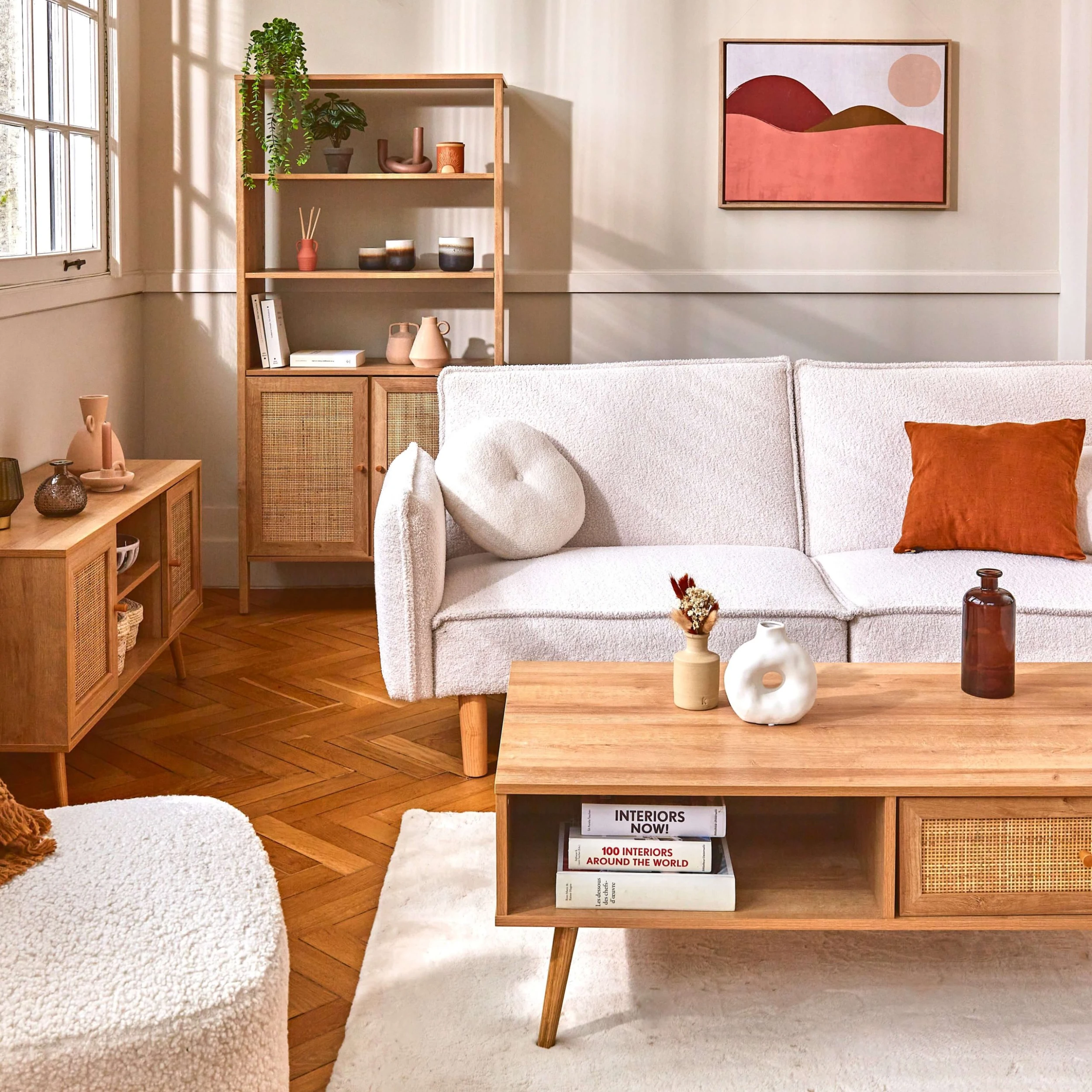 A&A Story Toile Encadree Montagnes 50x70cm Rose 6 A&A Story Toile Encadree Montagnes 50x70cm Rose – Image 4