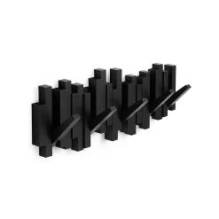 Umbra Patère Murale 5 Crochets Rabattables Noir 12 Umbra Patère Murale 5 Crochets Rabattables Noir -Kaemingk Magasin 604419 FRN05 WEB