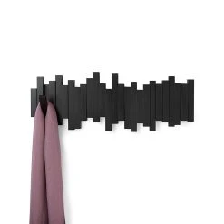 Umbra Patère Murale 5 Crochets Rabattables Noir 13 Umbra Patère Murale 5 Crochets Rabattables Noir -Kaemingk Magasin 604419 FRN06 WEB