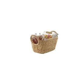 Compactor Panier Caracas S 36x19x22cm Bois Clair Fibre Naturelle