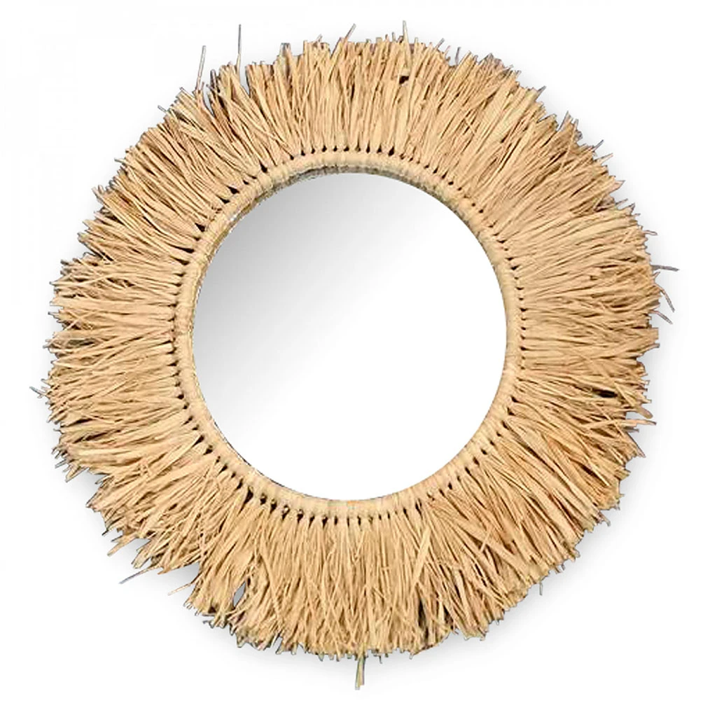 Opjet Miroir Naturel Efia D24cm 3 Opjet Miroir Naturel Efia D24cm