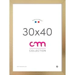 CM Création Cadre Photo 30x40cm Champagne
