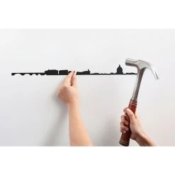 The Line Décoration Murale Ligne Toulouse L50cm Noir -Kaemingk Magasin 624540 FRN04 WEB