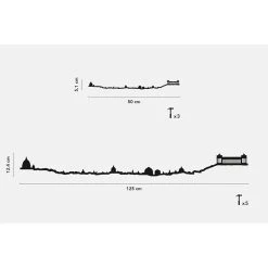 The Line Décoration Murale Ligne Rome L50cm Noir -Kaemingk Magasin 624541 FRN03 WEB