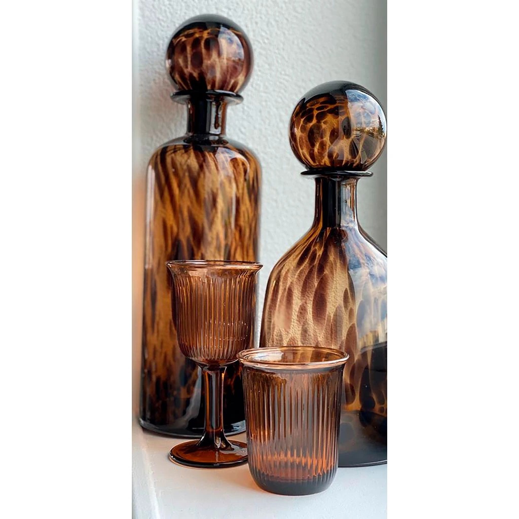 Opjet Vase Bouteille Leopard H40cm 5 Opjet Vase Bouteille Leopard H40cm – Image 3