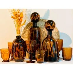 Opjet Vase Alan Ambre H15cm 7 Opjet Vase Alan Ambre H15cm -Kaemingk Magasin 626022 FRN03 WEB