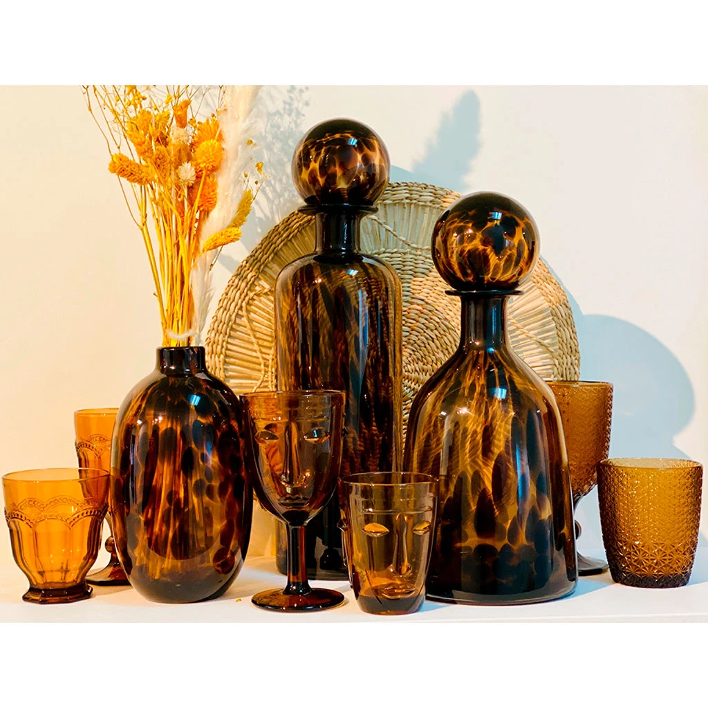 Opjet Vase Alan Ambre H15cm 5 Opjet Vase Alan Ambre H15cm – Image 3