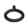 Pt' Vase Anneau Ovale En Polyresine Noir 25x6xh20.5cm 1 Pt' Vase Anneau Ovale En Polyresine Noir 25x6xh20.5cm -Kaemingk Magasin 633098 FRN01 WEB