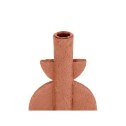 Pt' Bougeoir Bulle En Polyresine Terracotta 13x11xh22cm -Kaemingk Magasin 633103 FRN04 WEB