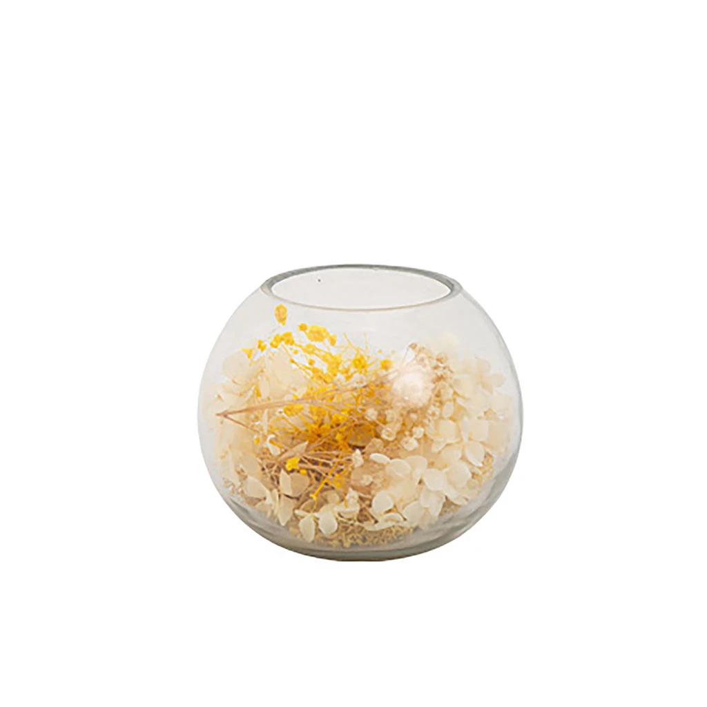 Arty Fêtes Decoration Boule En Verre Et Fleurs Séchées D13x10cm 3 Arty Fêtes Decoration Boule En Verre Et Fleurs Séchées D13x10cm