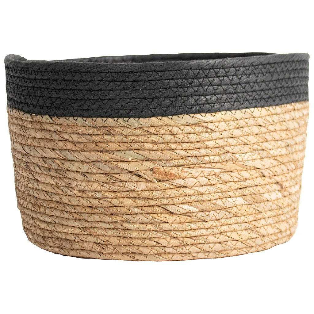 Gusta Panier De Rangement En Jute D30xh18cm Noir 4 Gusta Panier De Rangement En Jute D30xh18cm Noir – Image 2