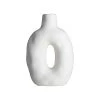 Gusta Vase Rond 14.6x7.6xh21.8cm Blanc 1 Gusta Vase Rond 14.6x7.6xh21.8cm Blanc -Kaemingk Magasin 640982 FRN01 WEB