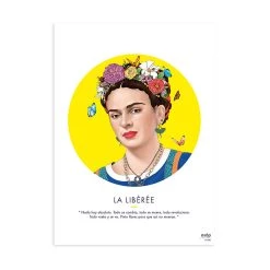 ASAP Affiche La Liberee - Jaune - 30x40cm