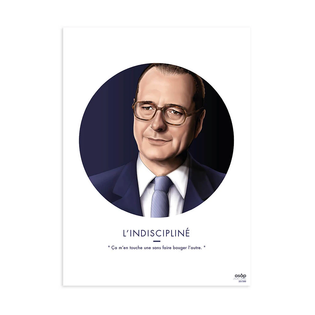 ASAP Affiche L'indiscipliné - Noir - 30x40cm 3 ASAP Affiche L'indiscipliné - Noir - 30x40cm