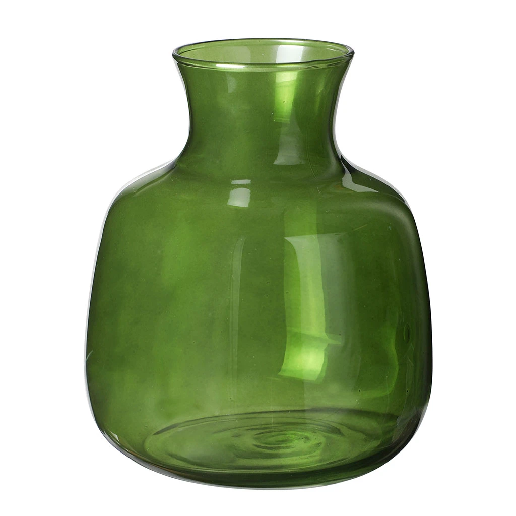 Deco Distrib Vase Vert Olive D17xh20cm - Litka 3 Deco Distrib Vase Vert Olive D17xh20cm - Litka