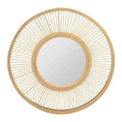 SEMA DESIGN Miroir Bambou Naturel D61cm