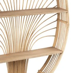 SEMA DESIGN Etagere Murale Flaural Naturel H69cm En Bambou -Kaemingk Magasin 74172 DET02 WEB