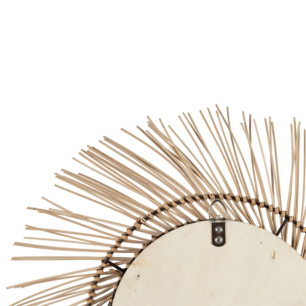 SEMA DESIGN Miroir Cuzco Naturel D50cm En Rotin 5 SEMA DESIGN Miroir Cuzco Naturel D50cm En Rotin – Image 3