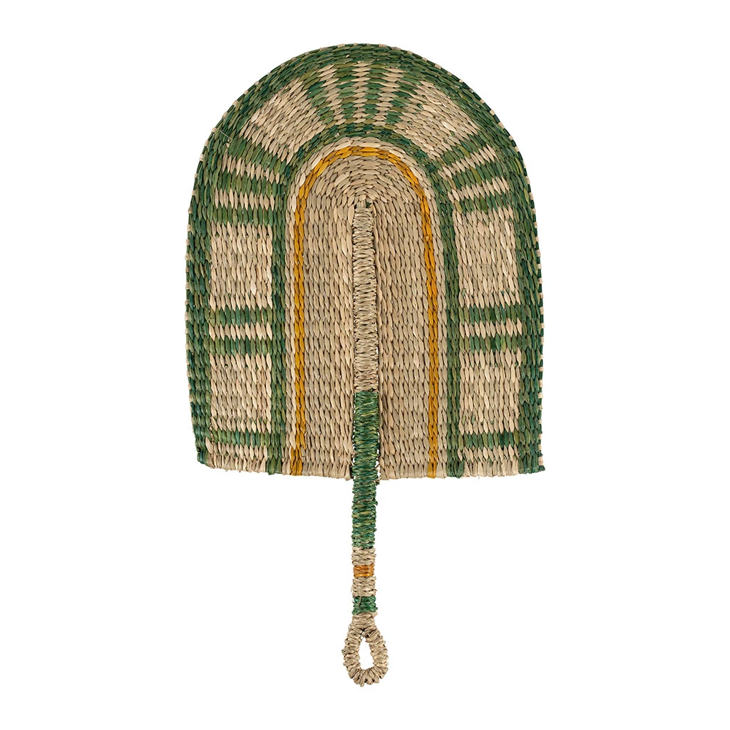 SEMA DESIGN Deco Murale Eventail Oro Vert Jaune 3 SEMA DESIGN Deco Murale Eventail Oro Vert Jaune