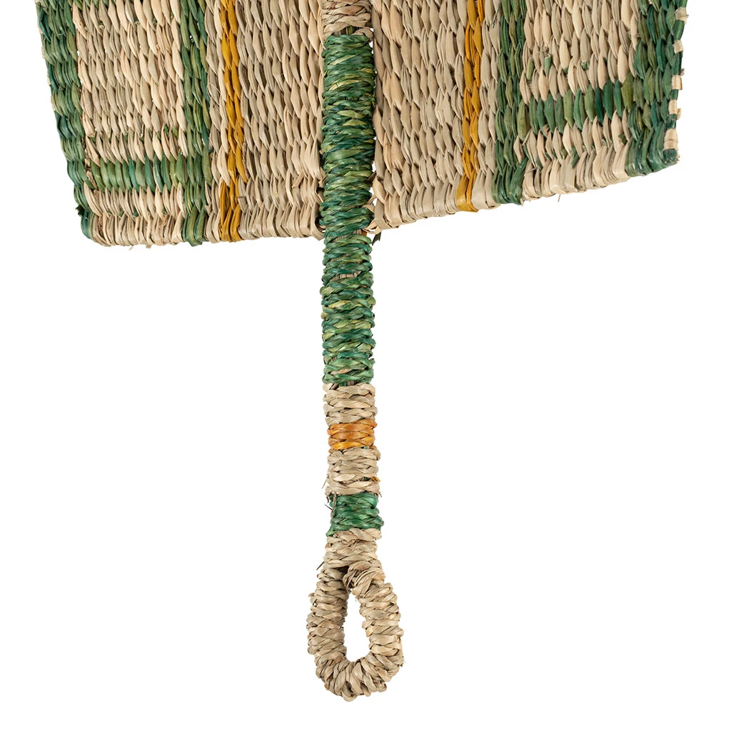 SEMA DESIGN Deco Murale Eventail Oro Vert Jaune 4 SEMA DESIGN Deco Murale Eventail Oro Vert Jaune – Image 2