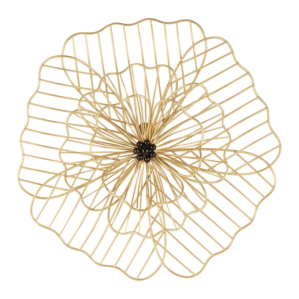 SEMA DESIGN Deco Murale Floral X3 Ajia Doré (d68/d48cm/d37cm) 4 SEMA DESIGN Deco Murale Floral X3 Ajia Doré (d68/d48cm/d37cm) – Image 2