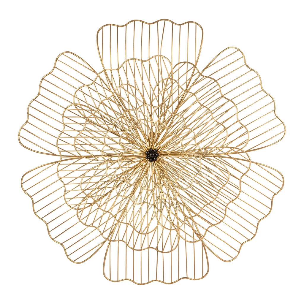 SEMA DESIGN Deco Murale Floral X3 Ajia Doré (d68/d48cm/d37cm) 7 SEMA DESIGN Deco Murale Floral X3 Ajia Doré (d68/d48cm/d37cm) – Image 5