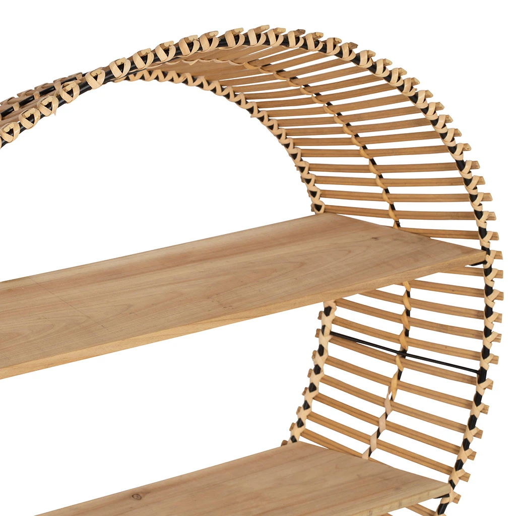 SEMA DESIGN Etagere Ronde Murale 2 Nivea Willow Naturel D77cm 5 SEMA DESIGN Etagere Ronde Murale 2 Nivea Willow Naturel D77cm – Image 3