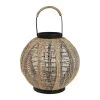 SEMA DESIGN Lanterne Solor Naturel Et Noir D30cm 2 SEMA DESIGN Lanterne Solor Naturel Et Noir D30cm -Kaemingk Magasin 75289 DEB WEB