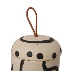 SEMA DESIGN Pot Avec Couvercle Visage Arty Ivoire Et Noir D8Xh9Cm En Gres 8 SEMA DESIGN Pot Avec Couvercle Visage Arty Ivoire Et Noir D8Xh9Cm En Gres -Kaemingk Magasin 75324 DET02 WEB