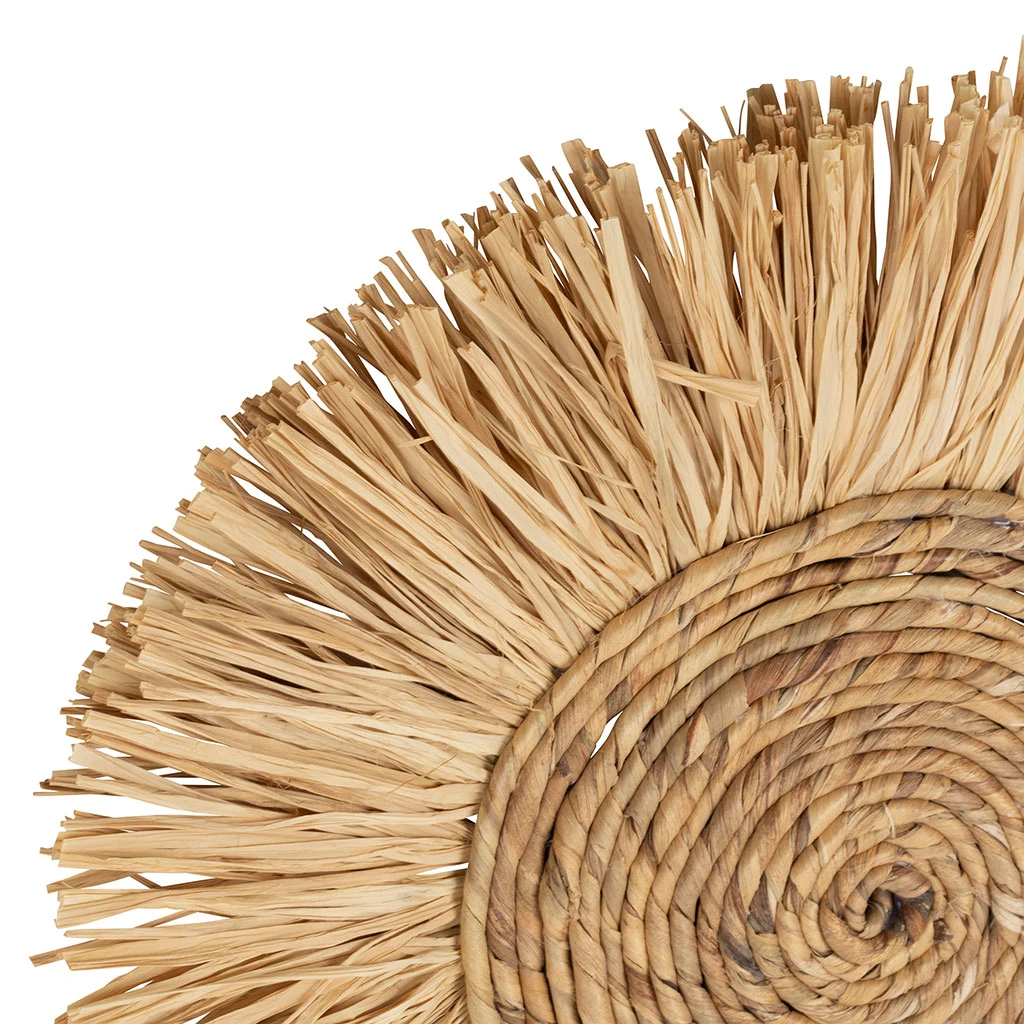 SEMA DESIGN Deco Murale Rosace Cuzco Naturel D30cm Raphia 4 SEMA DESIGN Deco Murale Rosace Cuzco Naturel D30cm Raphia – Image 2