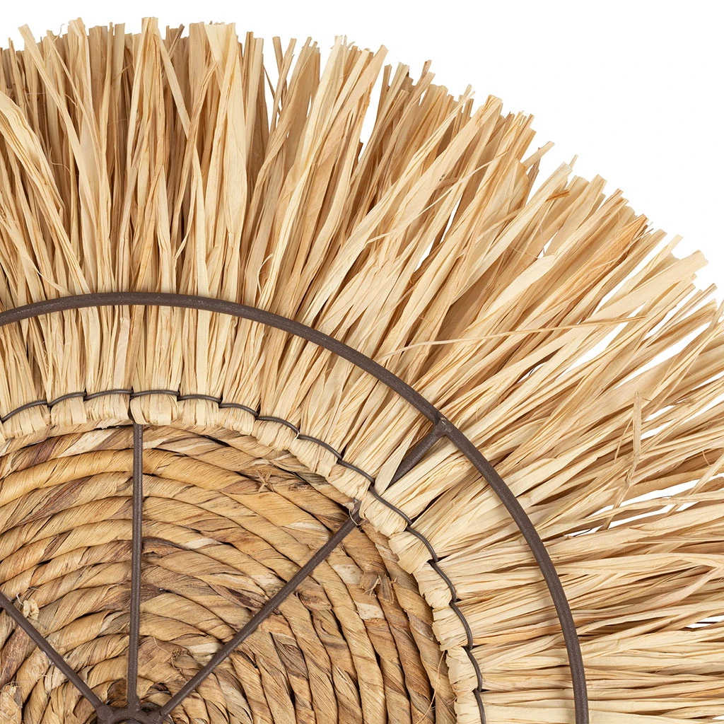 SEMA DESIGN Deco Murale Rosace Cuzco Naturel D30cm Raphia 5 SEMA DESIGN Deco Murale Rosace Cuzco Naturel D30cm Raphia – Image 3