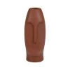 SEMA DESIGN Vase Face Terracotta 10X9.5Xh24Cm Gres