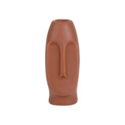 SEMA DESIGN Vase Face Terracotta 6X5.5Xh13.5Cm Gres