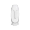 SEMA DESIGN Vase Face Blanc 6X5.5Xh13.5Cm Gres