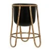 SEMA DESIGN Cache Pot En Rotin Et Fer Noir D32cm 1 SEMA DESIGN Cache Pot En Rotin Et Fer Noir D32cm -Kaemingk Magasin 75461 DEB WEB