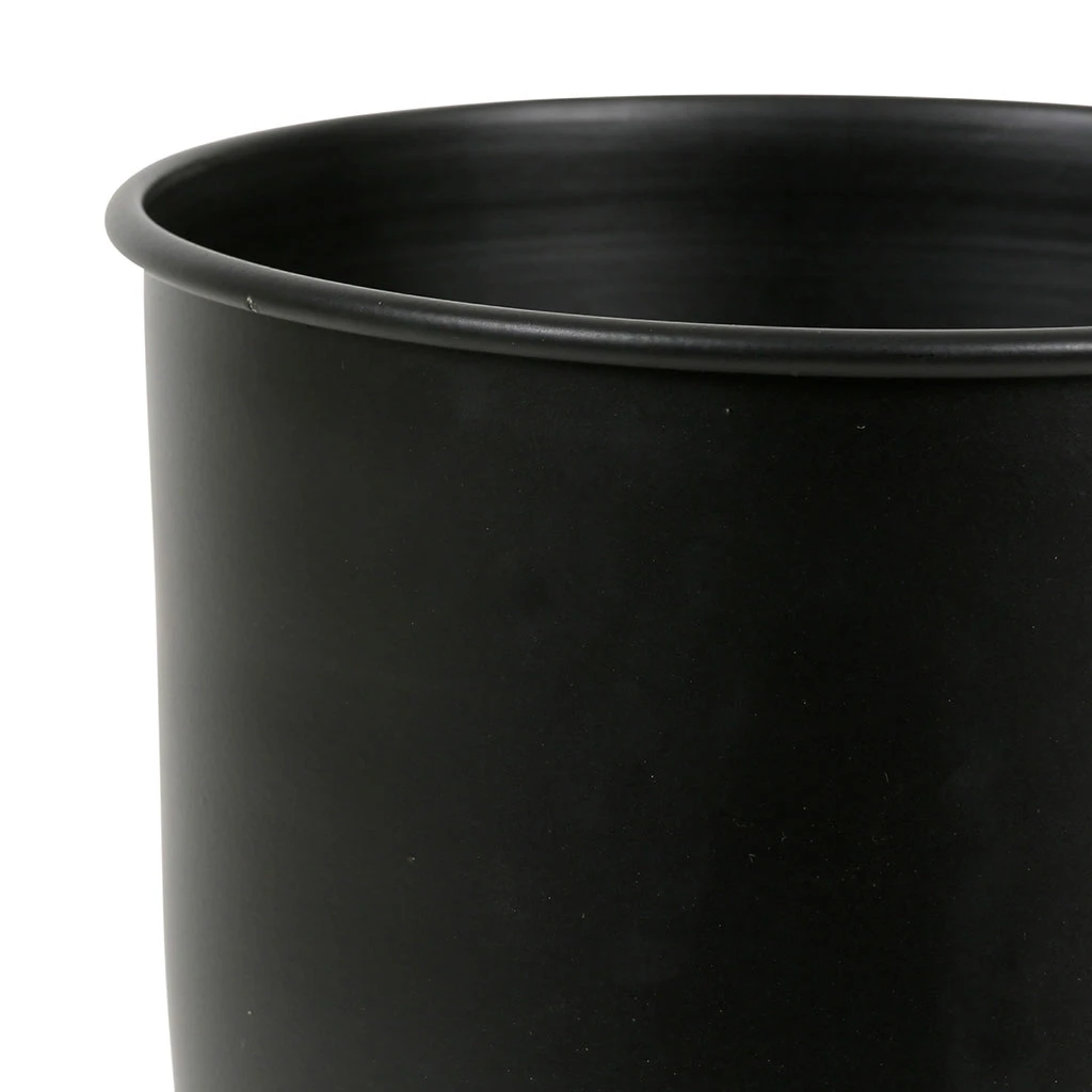 SEMA DESIGN Cache Pot Visag-arty Noir D20cm 4 SEMA DESIGN Cache Pot Visag-arty Noir D20cm – Image 2