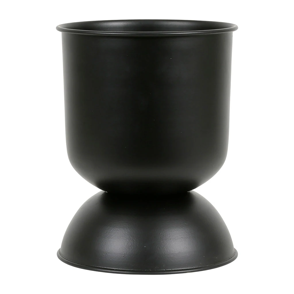 SEMA DESIGN Cache Pot Visag-Arty Noir D25cm 3 SEMA DESIGN Cache Pot Visag-Arty Noir D25cm