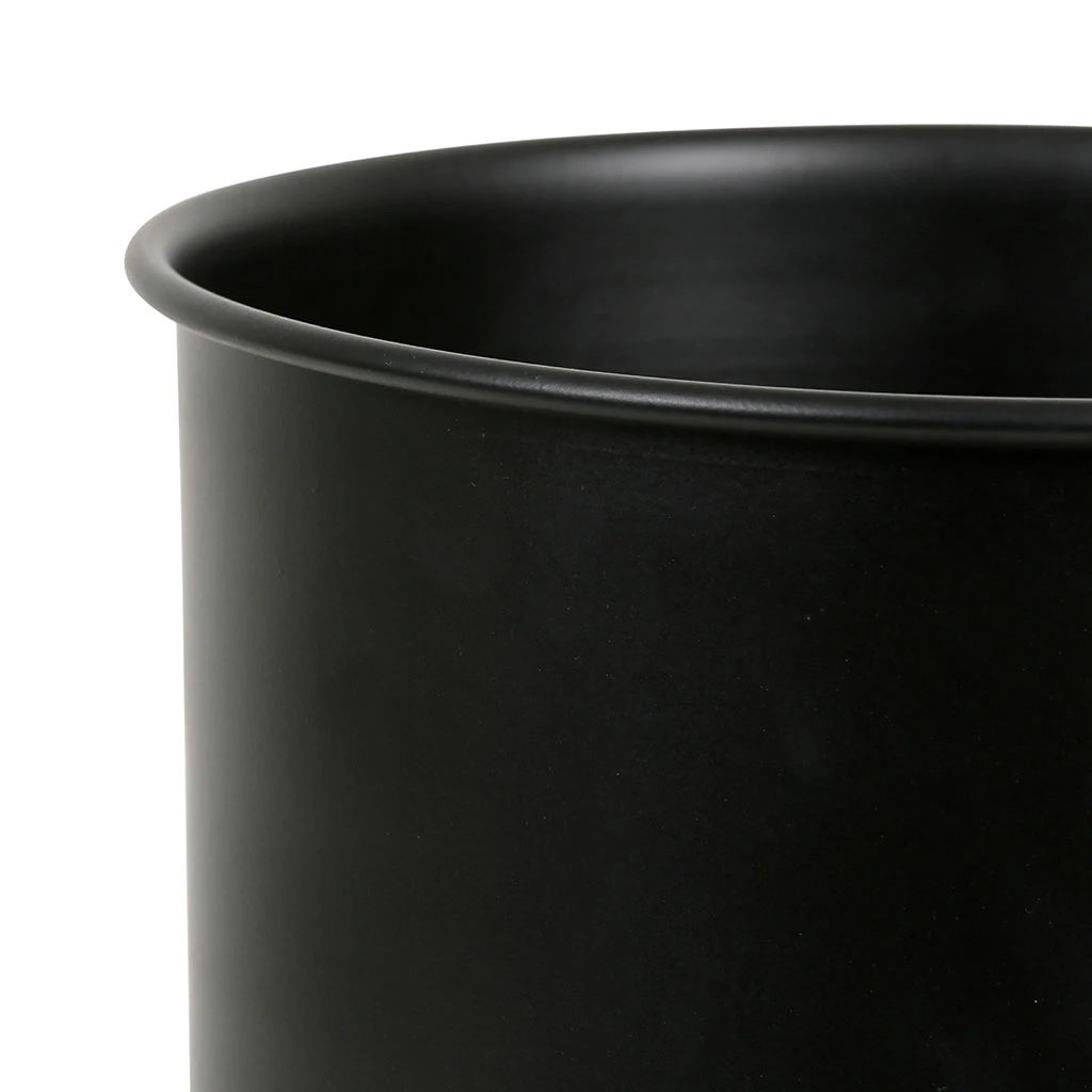 SEMA DESIGN Cache Pot Visag-Arty Noir D25cm 4 SEMA DESIGN Cache Pot Visag-Arty Noir D25cm – Image 2