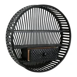 SEMA DESIGN Etagere Avec Tiroir Solor Naturel D60cm 9 SEMA DESIGN Etagere Avec Tiroir Solor Naturel D60cm -Kaemingk Magasin 75495 DET01 WEB