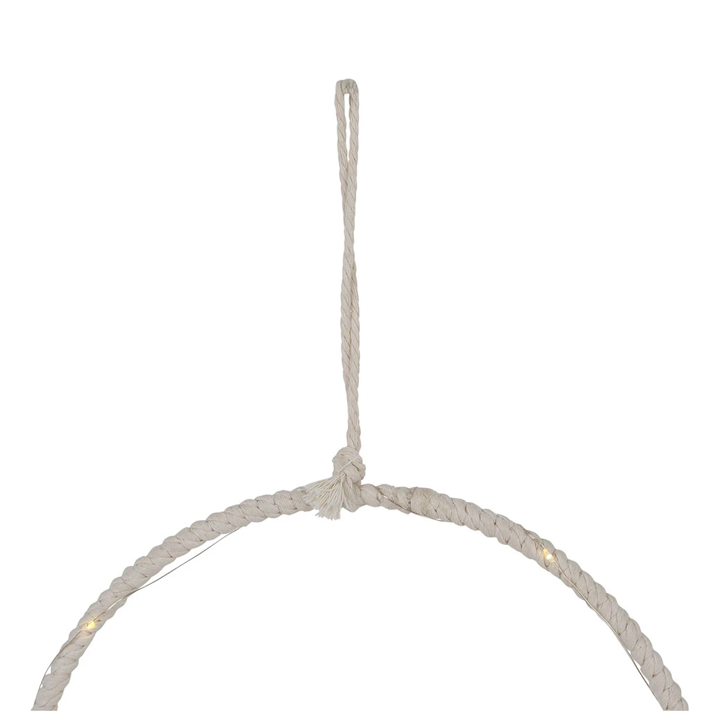 SEMA DESIGN Déco à Suspendre Fleur Lumineuse En Limonium Brun, En Fer Et Coton D25cm 4 SEMA DESIGN Déco à Suspendre Fleur Lumineuse En Limonium Brun, En Fer Et Coton D25cm – Image 2