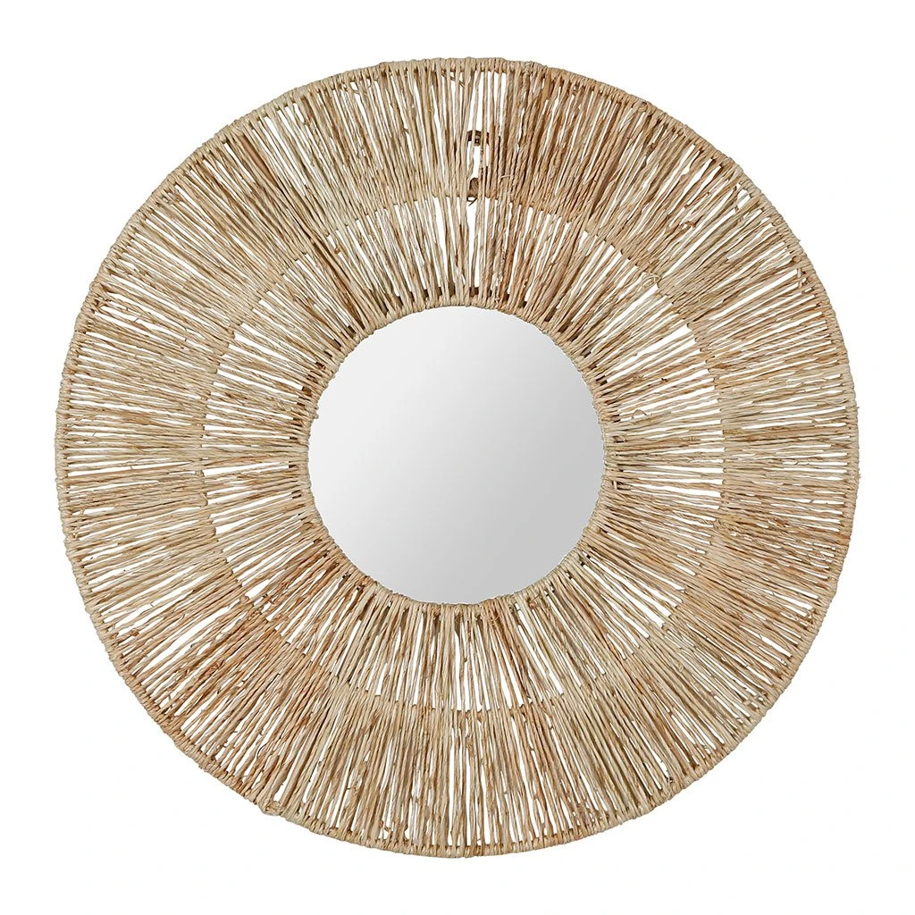 SEMA DESIGN Miroir Rond Joya Naturel D40cm En Jute 3 SEMA DESIGN Miroir Rond Joya Naturel D40cm En Jute