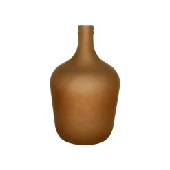 SEMA DESIGN Vase Dame Jeanne Comete Nude Mat D18xh30cm Verre Recyclé