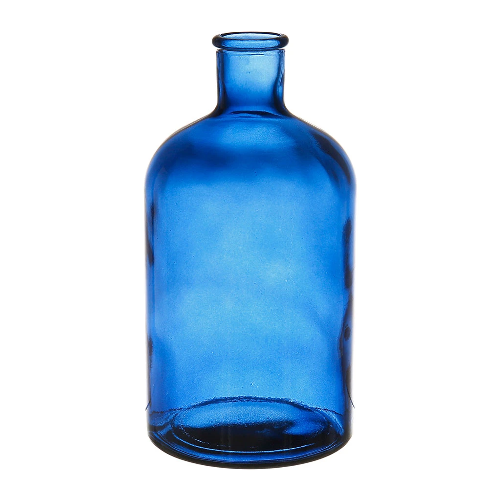SEMA DESIGN Vase Bouteille Comete Indigo D11.5xh23cm Verre Recyclé 3 SEMA DESIGN Vase Bouteille Comete Indigo D11.5xh23cm Verre Recyclé