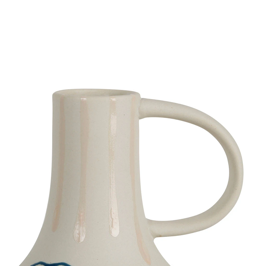 SEMA DESIGN Vase Tropic'art Multicolore D14xh22cm Gres 4 SEMA DESIGN Vase Tropic'art Multicolore D14xh22cm Gres – Image 2