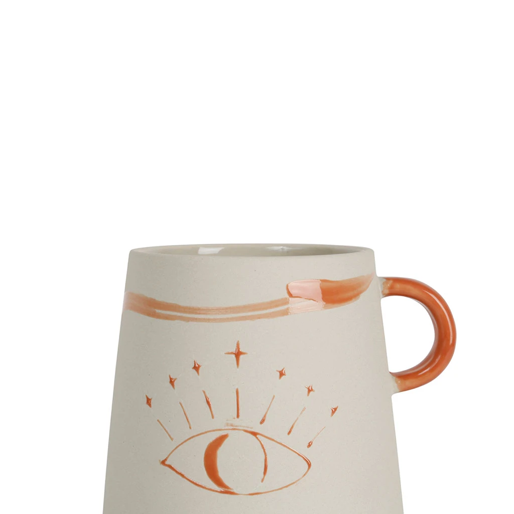 SEMA DESIGN Vase Visionnary Peche Et Naturel 12x9xh16.5cm En Gres 4 SEMA DESIGN Vase Visionnary Peche Et Naturel 12x9xh16.5cm En Gres – Image 2